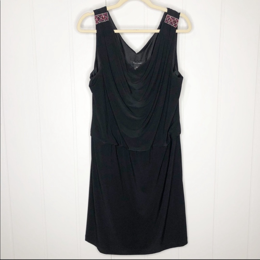 White House Black Market Black Embellished